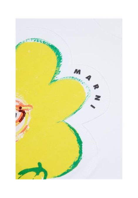 T-shirt con stampa MARNI KIDS | M01672 M00HZ0M100